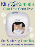 Check out the New Kitty Kamodode Self Sanitizing Litter Box - Coming Soon from Advanced PureLiving!